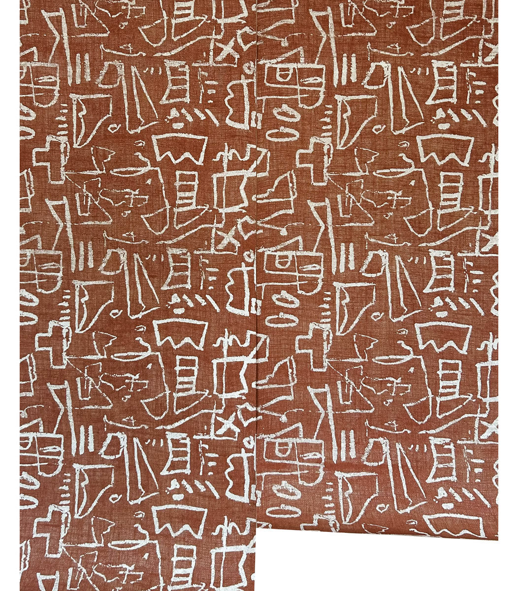 Screen Printed Hessian