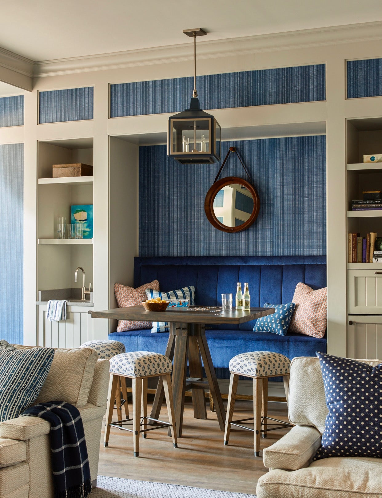 Bespoke Sample Cross Hatch Wallpaper (Choose your colors)