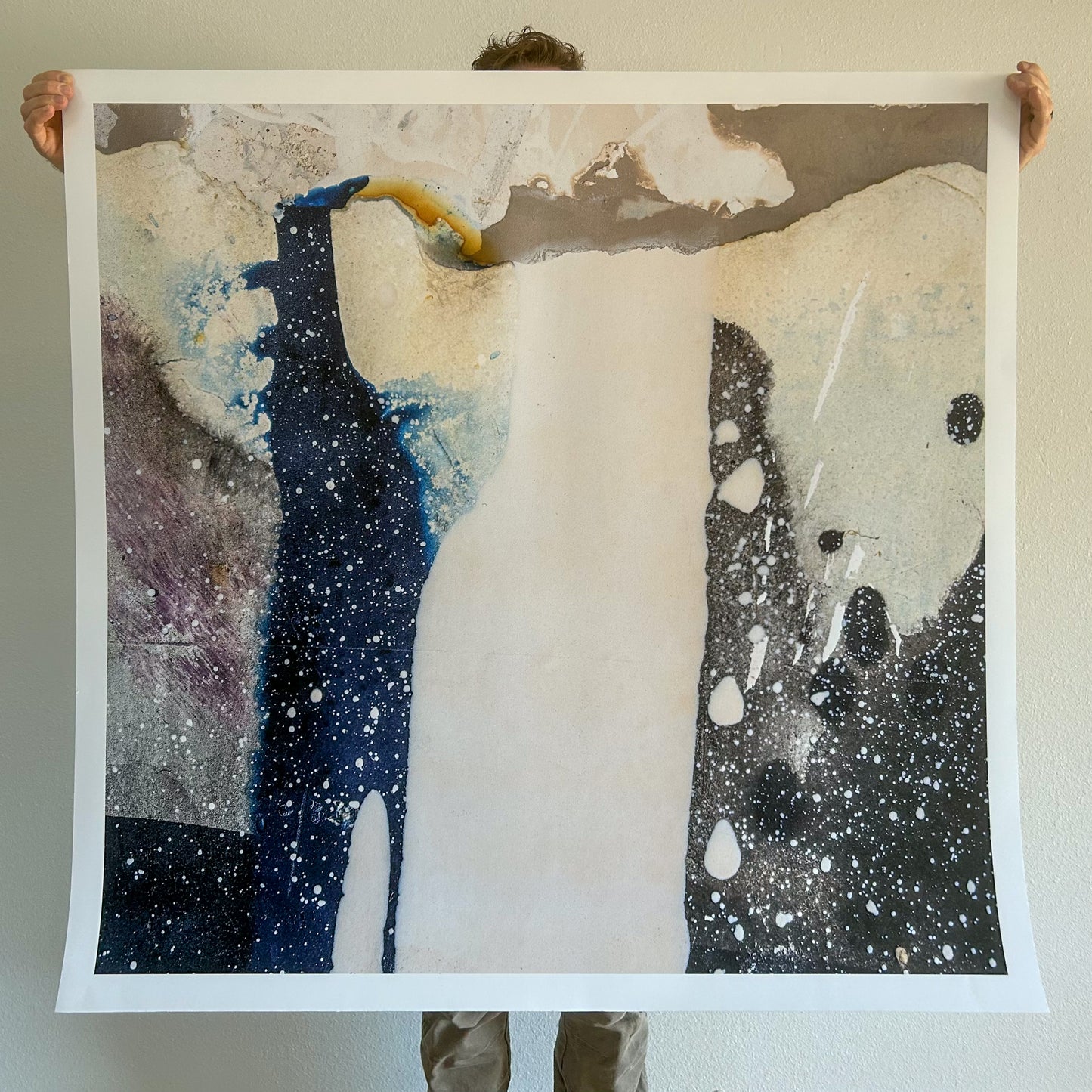 "Star Night to Saturn" - 41.5" x 40"